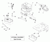 Murray 42L13G60X8A (96012007705) - 42" Lawn Tractor, 13.5HP (2011) Ersatzteile Engine Group (42L13G60X8Aengine)