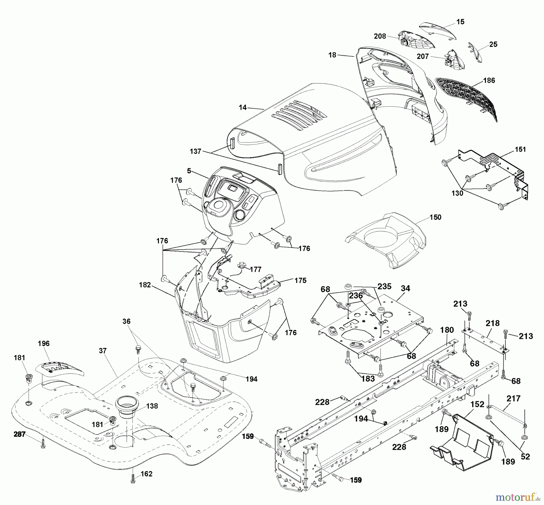  Murray Rasen- und Gartentraktoren 42L18G60X8A (96042005604) - Murray 42