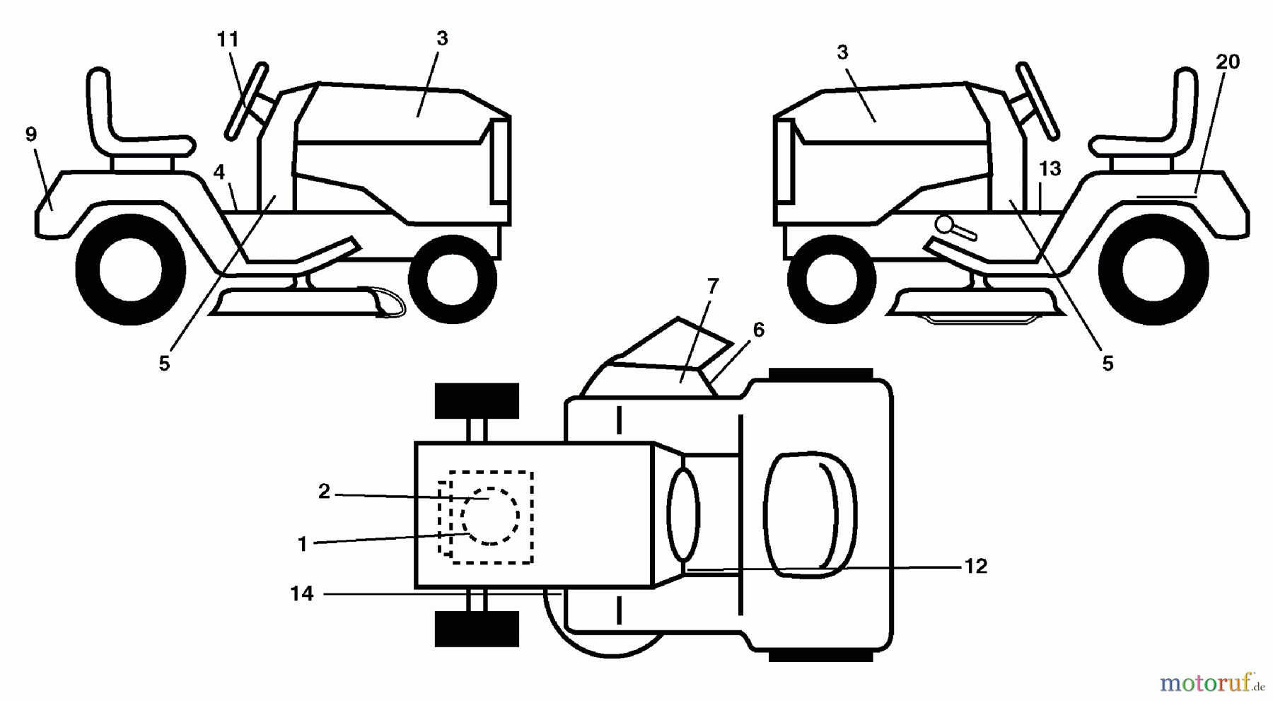  Murray Rasen- und Gartentraktoren 42L18G60X8A (96042005604) - Murray 42