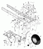 Murray 461000x8A - Scotts 46" Garden Tractor (2003) (Home Depot) Ersatzteile Front Frame Assembly