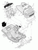 Murray 461000x8A - Scotts 46" Garden Tractor (2003) (Home Depot) Ersatzteile Hood And Dash