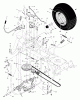 Murray 461000x8A - Scotts 46" Garden Tractor (2003) (Home Depot) Ersatzteile Motion Drive