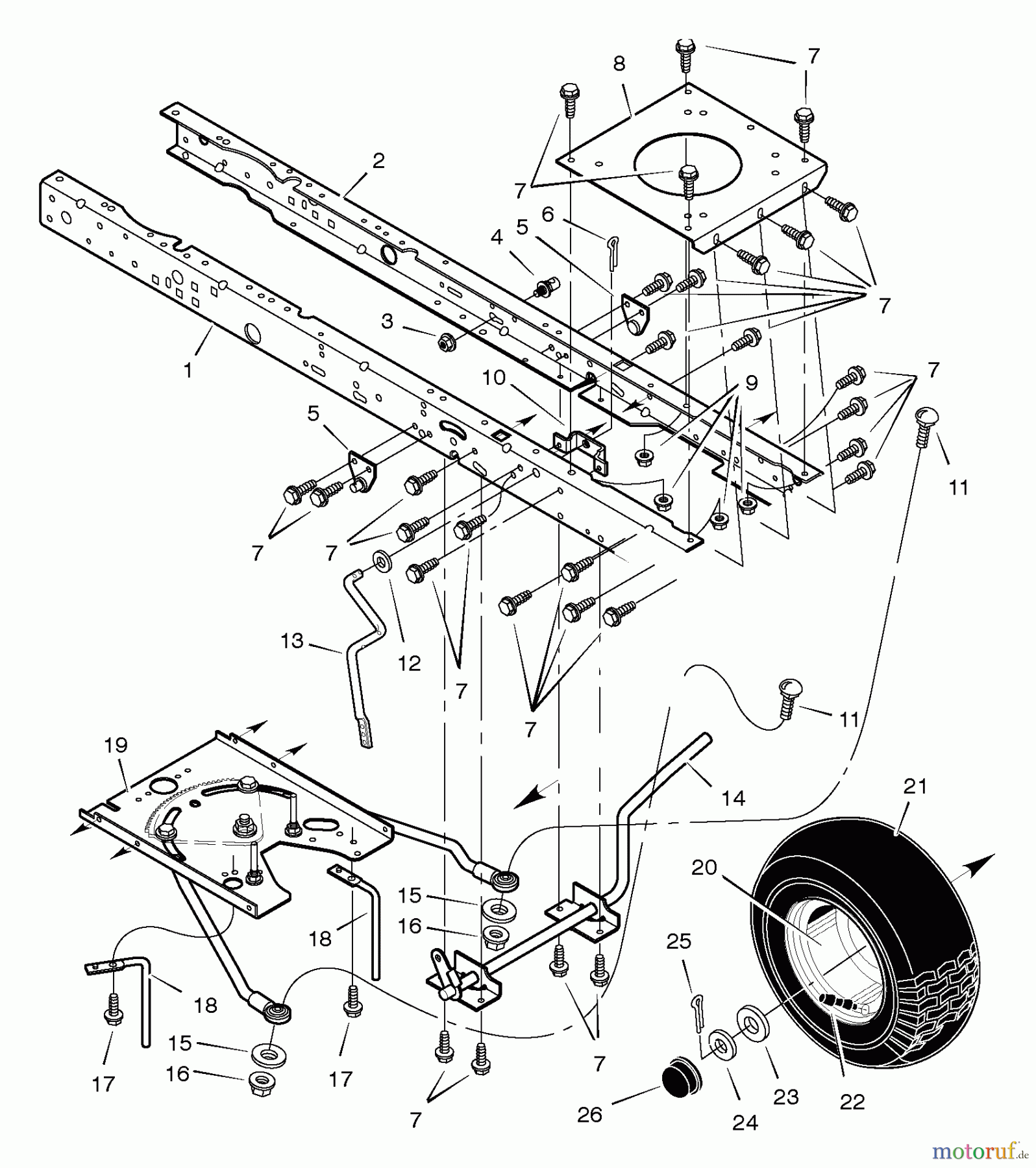  Murray Rasen- und Gartentraktoren 461004x92B - B&S/Murray 46