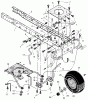 Murray 461007x92A - B&S/ 46" Garden Tractor (2001) (Walmart) Ersatzteile Front Frame Assembly