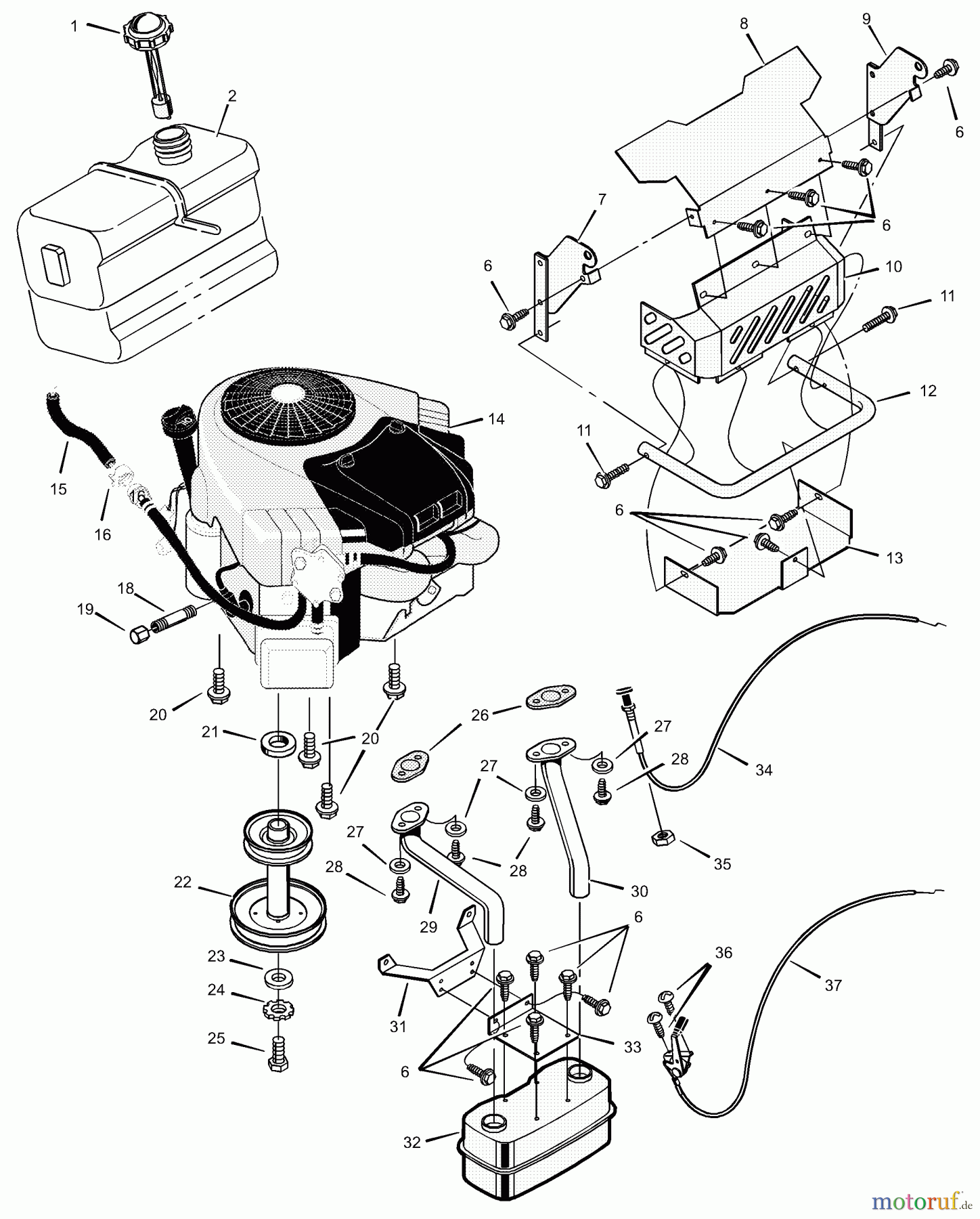 Murray Rasen- und Gartentraktoren 461007x92B - B&S/Murray 46