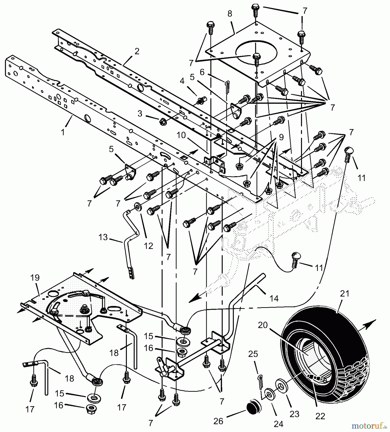 Murray Rasen- und Gartentraktoren 461007x92B - B&S/Murray 46