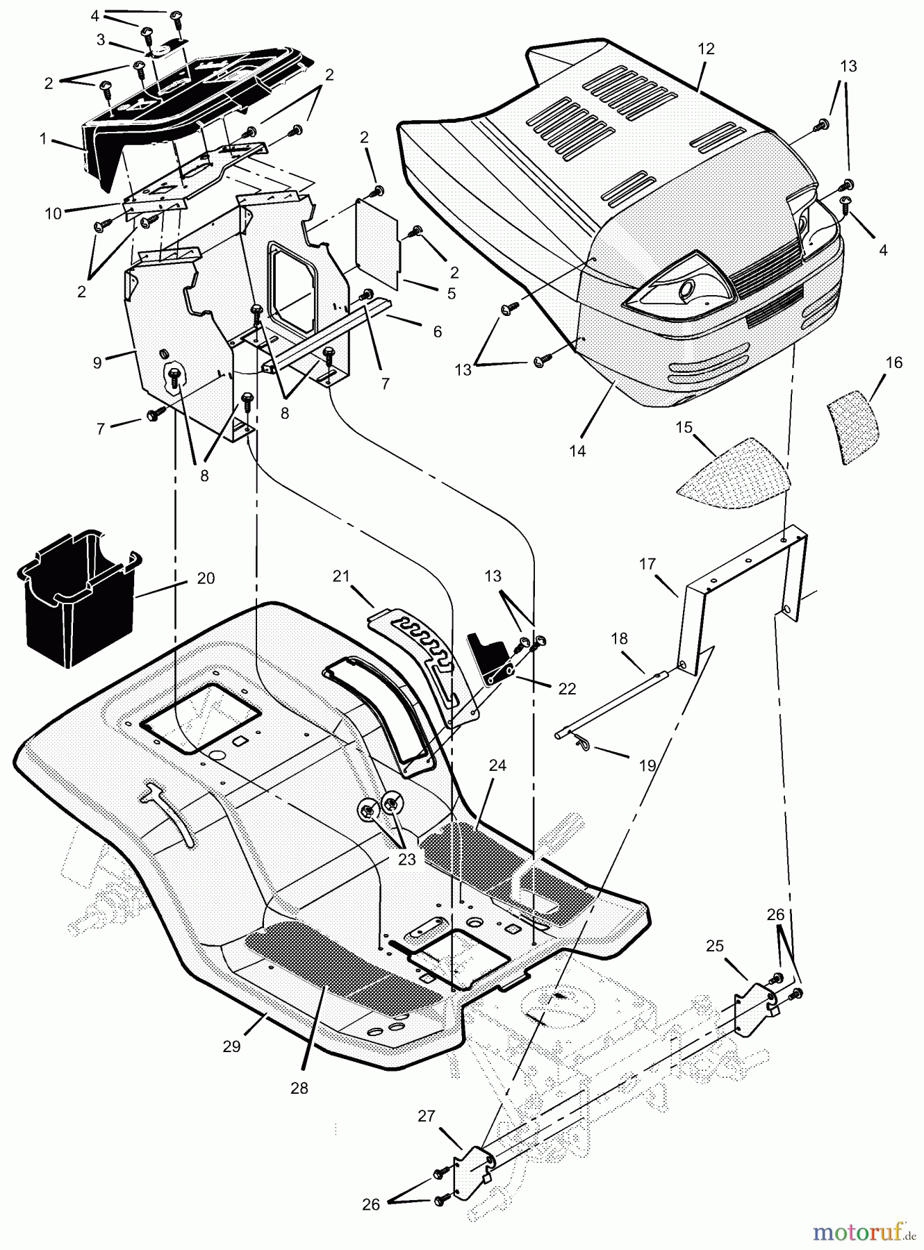  Murray Rasen- und Gartentraktoren 461007x92B - B&S/Murray 46