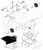 Murray 461007x92B - B&S/ 46" Garden Tractor (2002) (Walmart) Ersatzteile Mower Housing Suspension