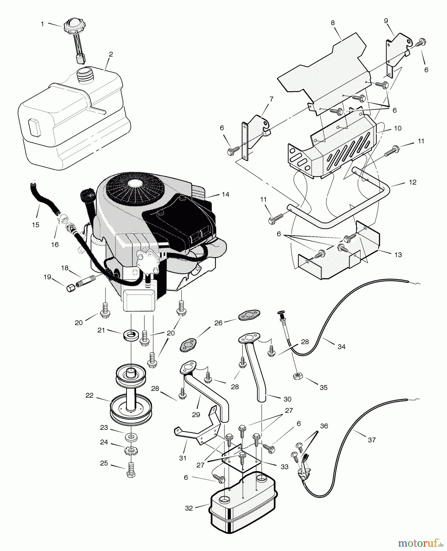 Murray Rasen- und Gartentraktoren 461008x692A - Stanley 46
