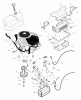 Murray 461008x692A - Stanley 46" Garden Tractor (2003) Ersatzteile Engine Mount Assembly
