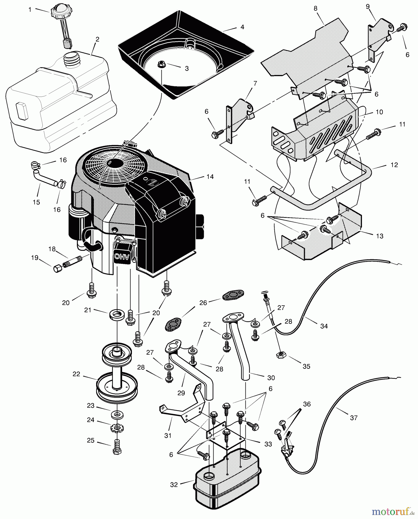  Murray Rasen- und Gartentraktoren 461018x99A - B&S/Murray 46