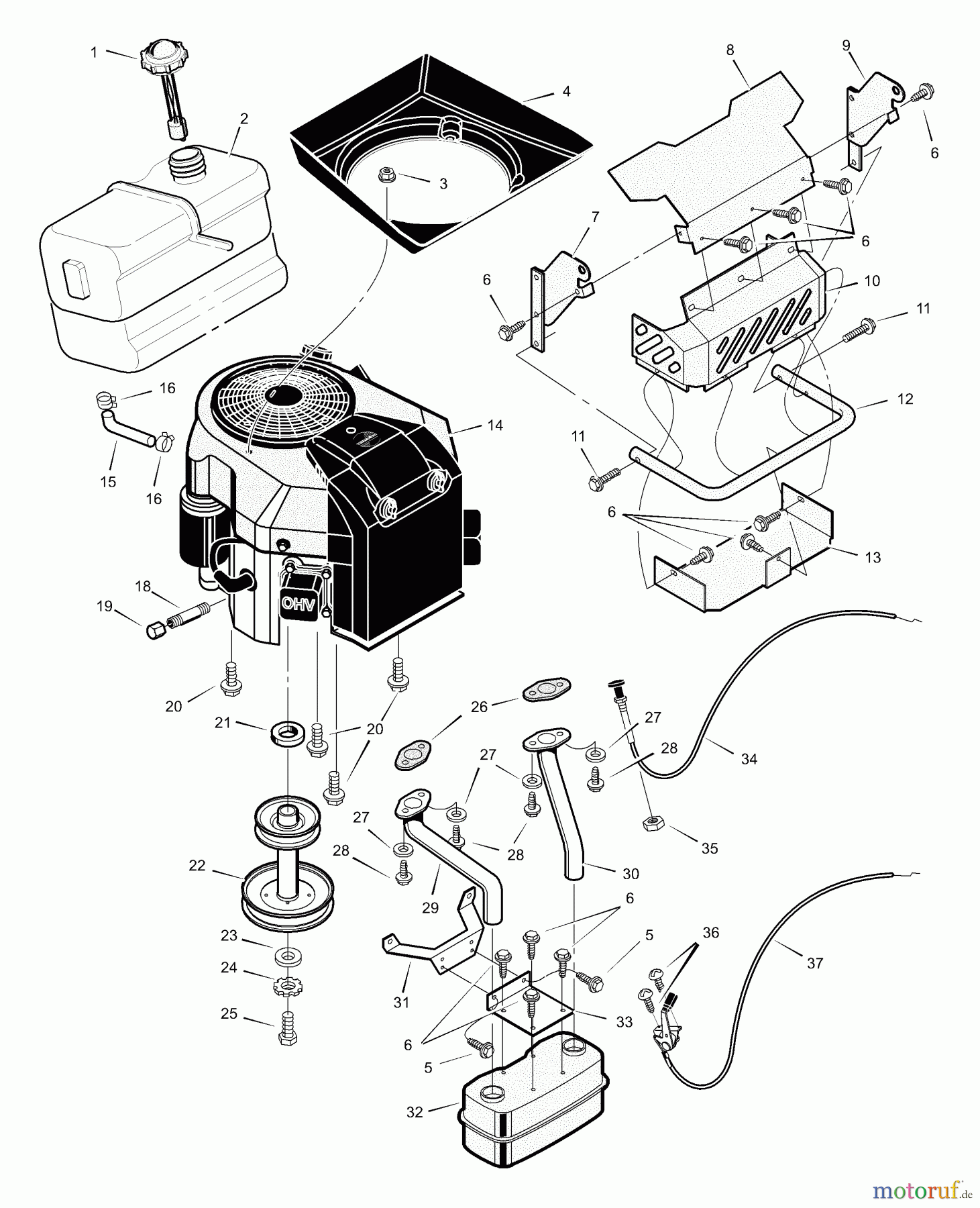 Murray Rasen- und Gartentraktoren 461018x99B - B&S/Murray 46