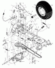 Murray 46102x6B - Ultra 46" Garden Tractor (2000) Ersatzteile Motion Drive
