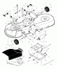 Murray 46102x6B - Ultra 46" Garden Tractor (2000) Ersatzteile Mower Housing Suspension