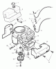 Murray 46103A - 46" Garden Tractor (1999) Ersatzteile Engine Mount