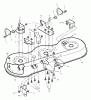 Murray 46103A - 46" Garden Tractor (1999) Ersatzteile Mower Housing