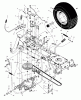 Murray 46103B - 46" Garden Tractor (2000) Ersatzteile Motion Drive
