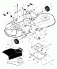Murray 46103B - 46" Garden Tractor (2000) Ersatzteile Mower Housing Suspension