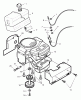 Murray 46103x92A - B&S/ 46" Garden Tractor (1999) (Walmart) Ersatzteile Engine Mount
