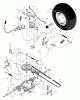 Murray 46103x92A - B&S/ 46" Garden Tractor (1999) (Walmart) Ersatzteile Motion Drive
