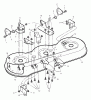 Murray 46103x92A - B&S/ 46" Garden Tractor (1999) (Walmart) Ersatzteile Mower Housing