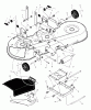 Murray 46104x8B - Scotts 46" Garden Tractor (2000) (Home Depot) Ersatzteile Mower Housing Suspension