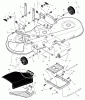 Murray 46104x8C - Scotts 46" Garden Tractor (2001) (Home Depot) Ersatzteile Mower Housing Suspension