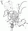 Murray 46104x8D - Scotts 46" Garden Tractor (2002) (Home Depot) Ersatzteile Engine Mount