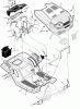 Murray 46104x8D - Scotts 46" Garden Tractor (2002) (Home Depot) Ersatzteile Hood And Dash