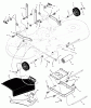 Murray 46104x8D - Scotts 46" Garden Tractor (2002) (Home Depot) Ersatzteile Mower Housing Suspension