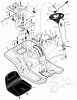 Murray 46104x8D - Scotts 46" Garden Tractor (2002) (Home Depot) Ersatzteile Seat Deck