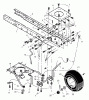 Murray 46106x89A - Yard King Performance 46" Garden Tractor (1999) Ersatzteile Front Frame Assembly