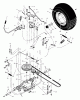 Murray 46106x89A - Yard King Performance 46" Garden Tractor (1999) Ersatzteile Motion Drive