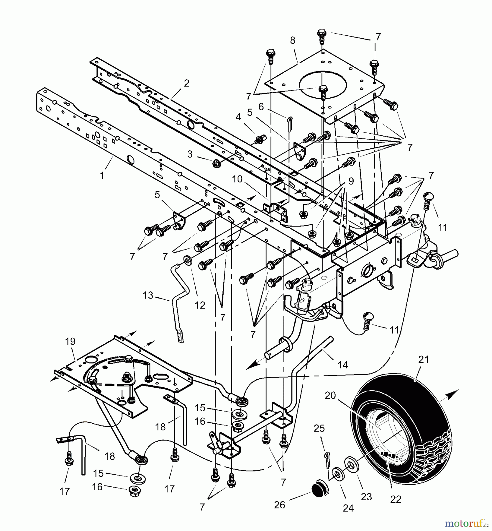  Murray Rasen- und Gartentraktoren 46106x89B - Yard King Performance 46