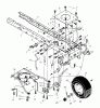 Murray 46106x89B - Yard King Performance 46" Garden Tractor (2000) Ersatzteile Front Frame Assembly