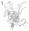 Murray 46107x92A - B&S/ 46" Garden Tractor (2000) (Walmart) Ersatzteile Engine Mount