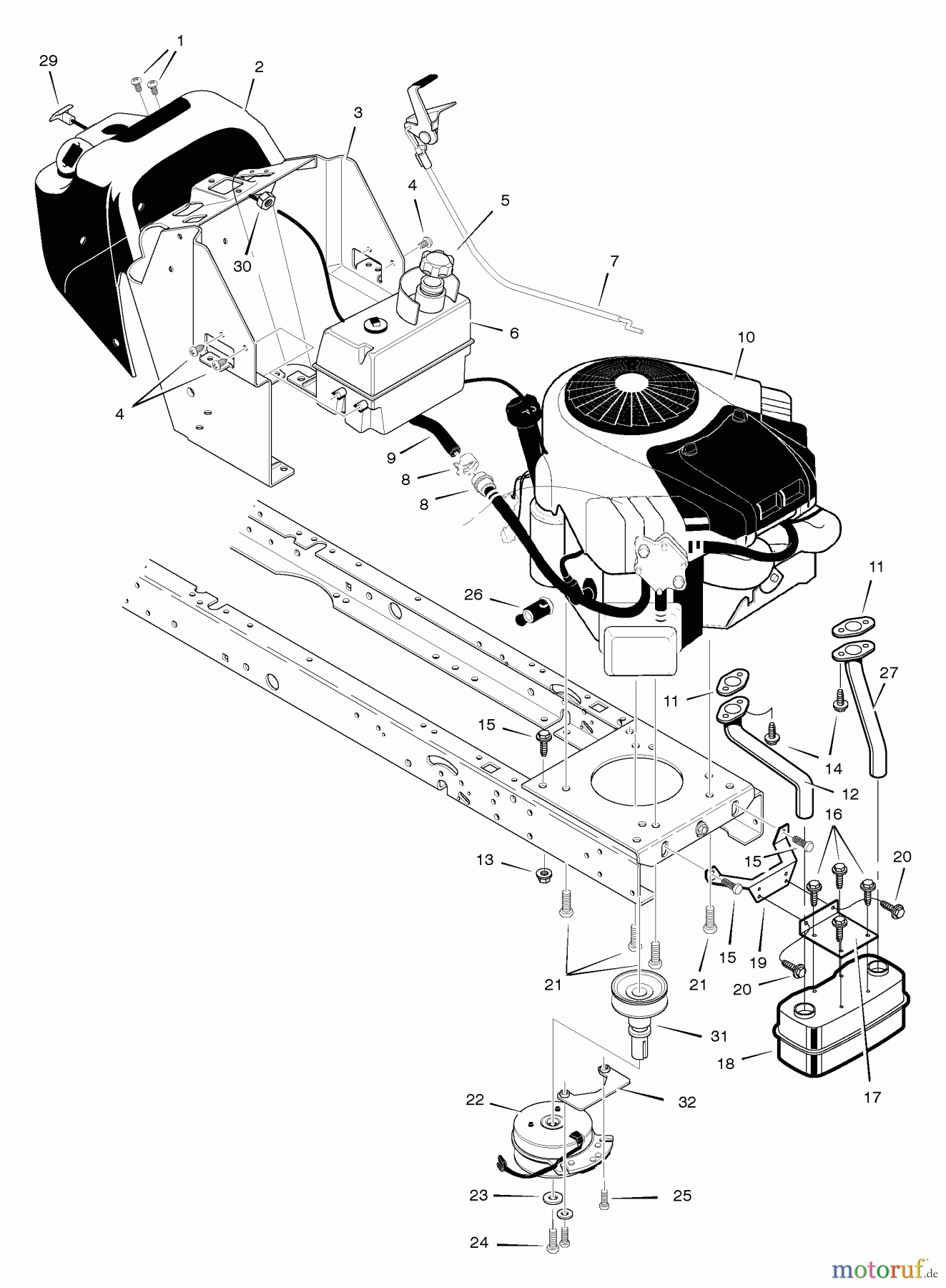  Murray Rasen- und Gartentraktoren 461603x48A - B&S/Murray 46