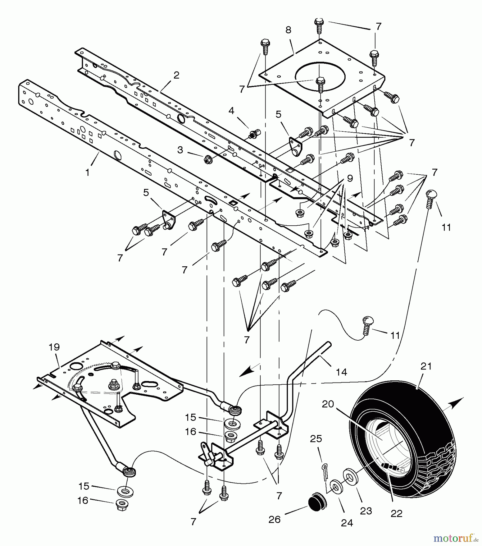 Murray Rasen- und Gartentraktoren 461603x48A - B&S/Murray 46