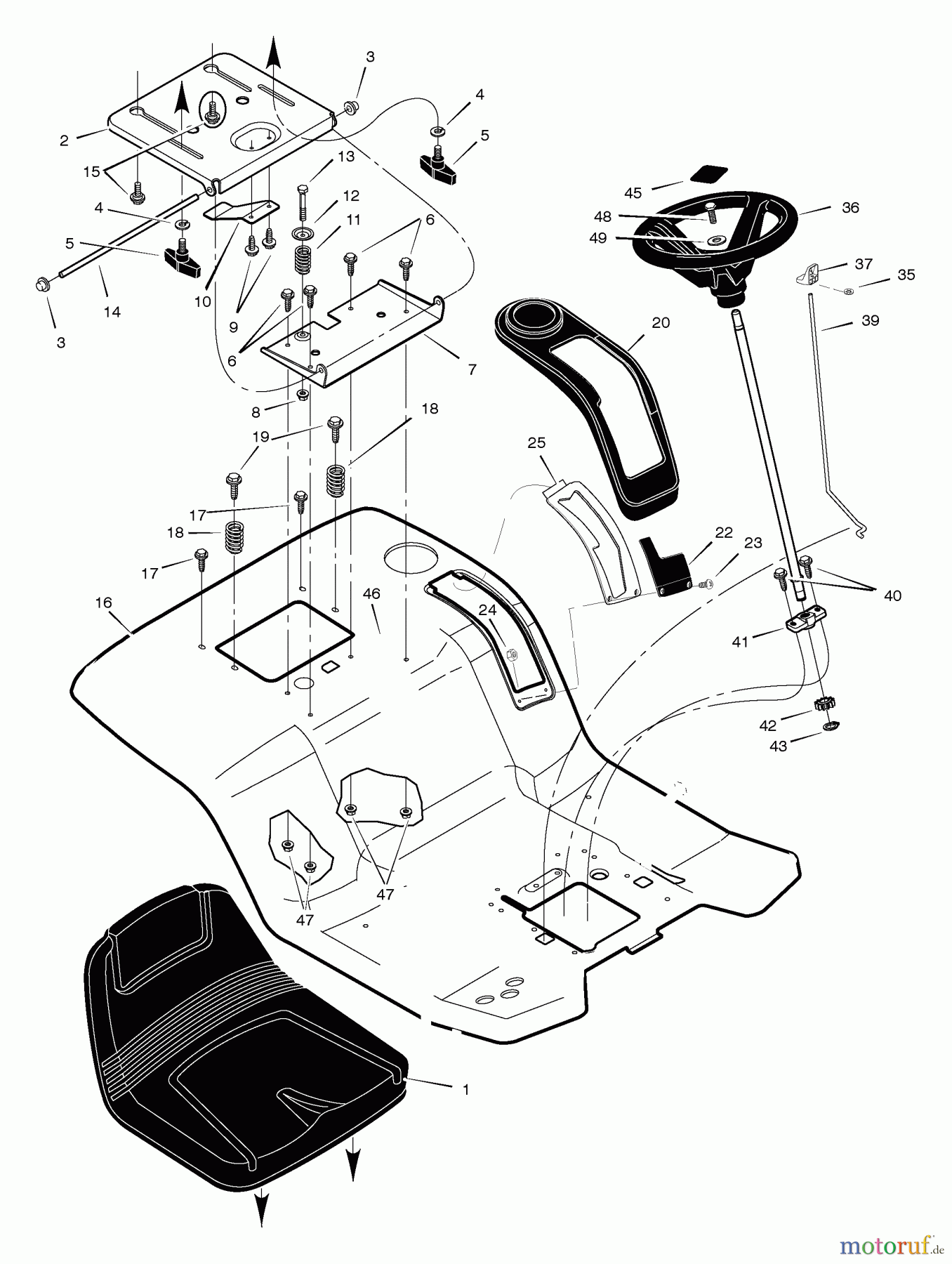 Murray Rasen- und Gartentraktoren 461603x48A - B&S/Murray 46