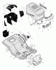 Murray 461604x99A - B&S/ 46" Garden Tractor (2004) (AAFES) Ersatzteile Hood And Dash