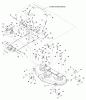 Murray 107.250070 (2691088-00) - Craftsman CTX9500, 54" Lawn Tractor Ersatzteile 54" Mower Deck - Electric Height Adjust Group (2989241)