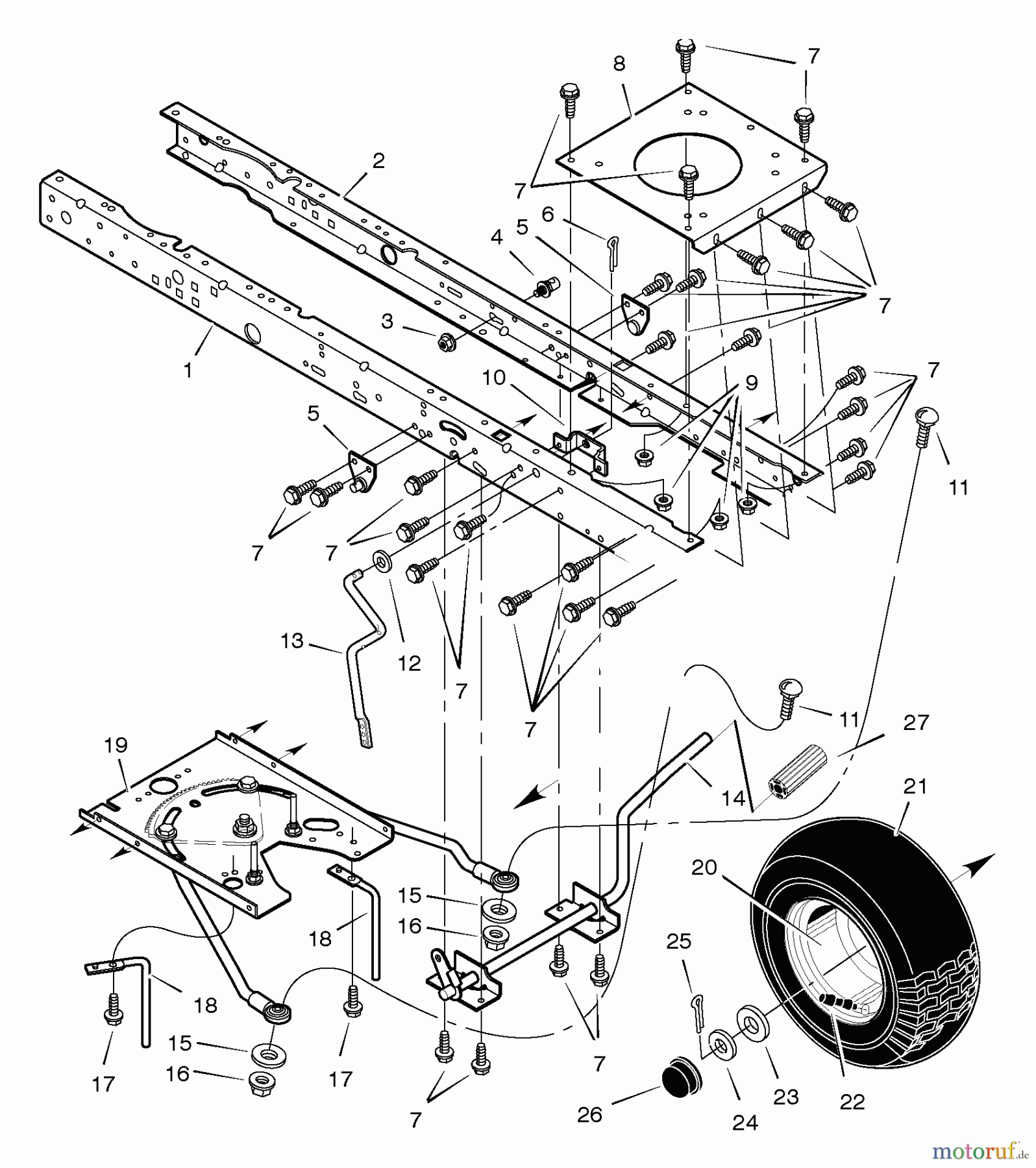  Murray Rasen- und Gartentraktoren 461605x99A - B&S/Murray 46