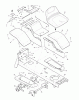 Murray 46254x15B - B&S/ 46" Lawn Tractor (1996) (Agway) Ersatzteile Body Chassis