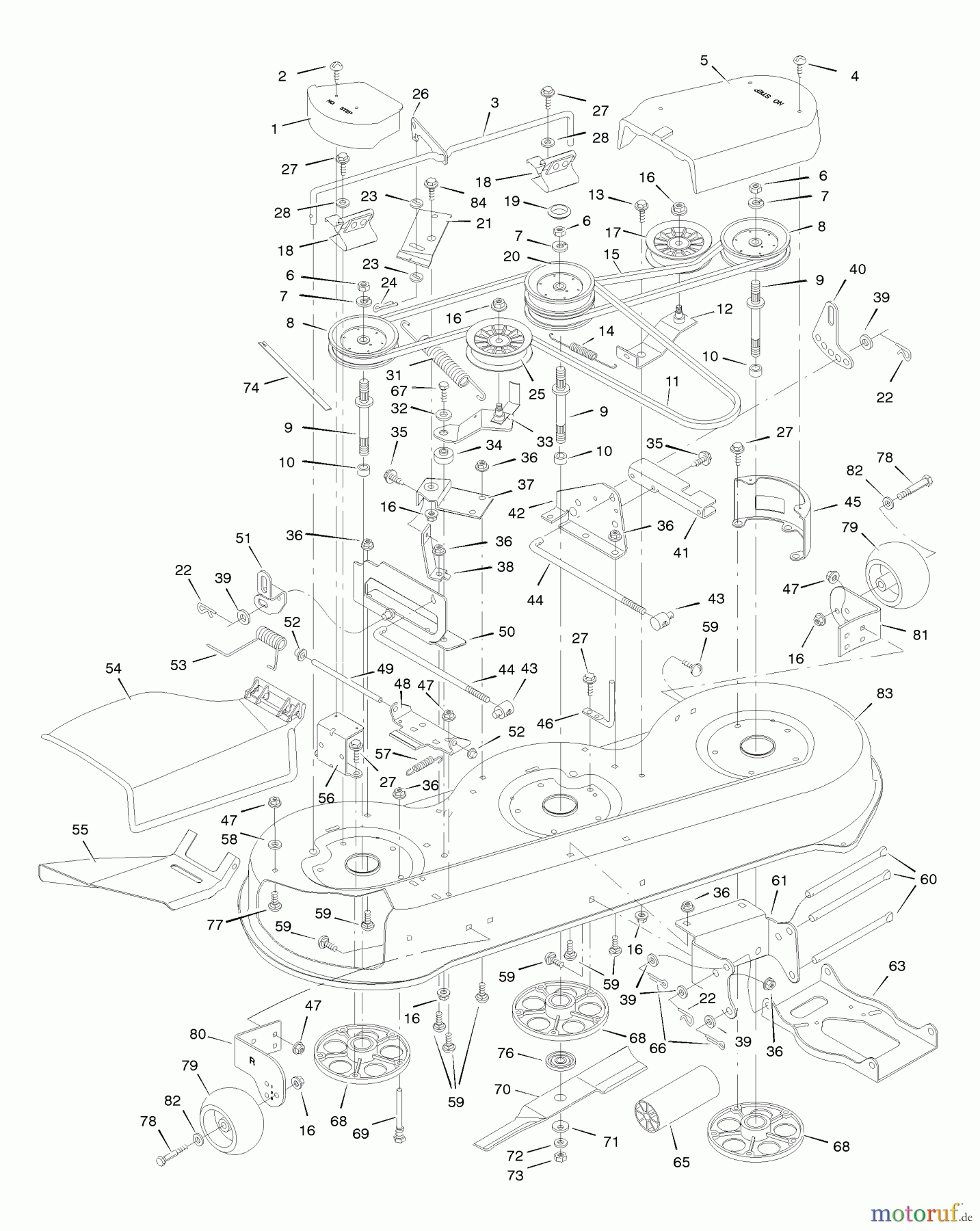Murray Rasen- und Gartentraktoren 46254x15B - B&S/Murray 46