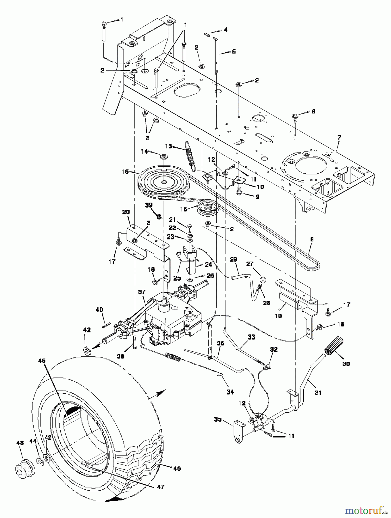Murray Rasen- und Gartentraktoren 46379x92B - B&S/Murray 46