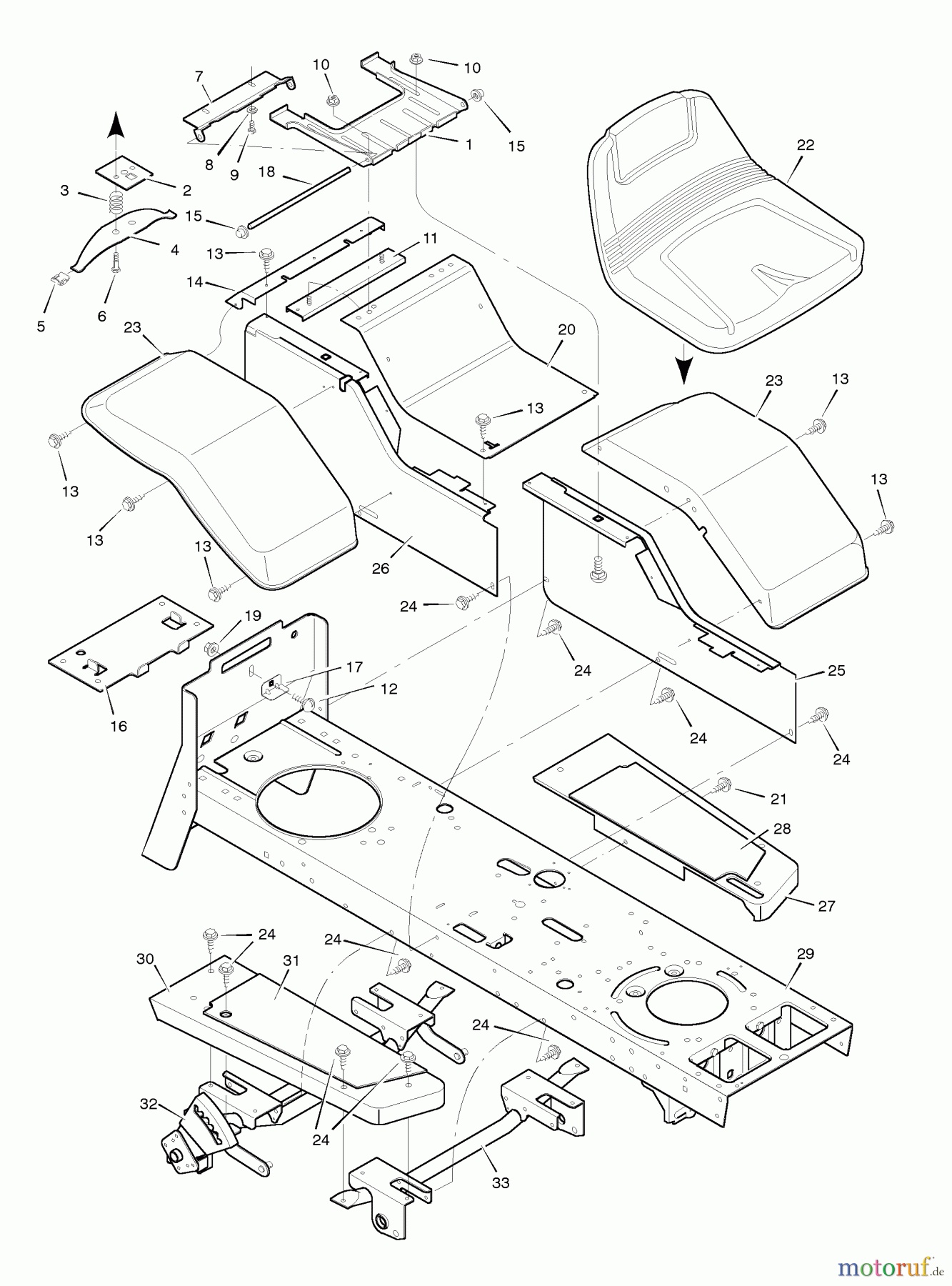  Murray Rasen- und Gartentraktoren 46400A - Murray 46