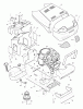 Murray 46400A - 46" Garden Tractor (1996) Ersatzteile Hood & Engine Mount