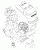 Murray 46403x199A - B&S/ 46" Garden Tractor (1996) (AAFES) Ersatzteile Hood & Engine Mount