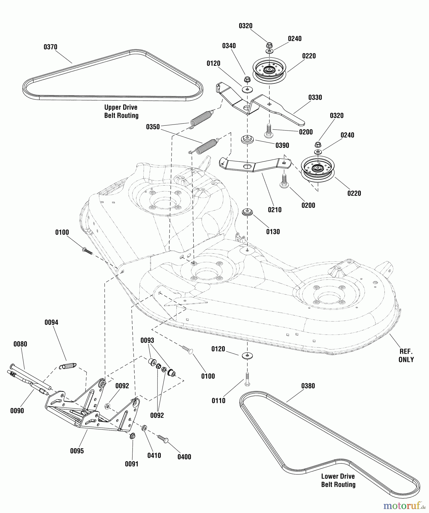  Murray Rasen- und Gartentraktoren 107.250060 (2691087-00) - Craftsman CTX9500, 52