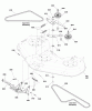 Murray 1696140-00 - 52" Frame Hung Mower Deck Ersatzteile 52" Mower Deck - Clutch & Support Group (2988067)